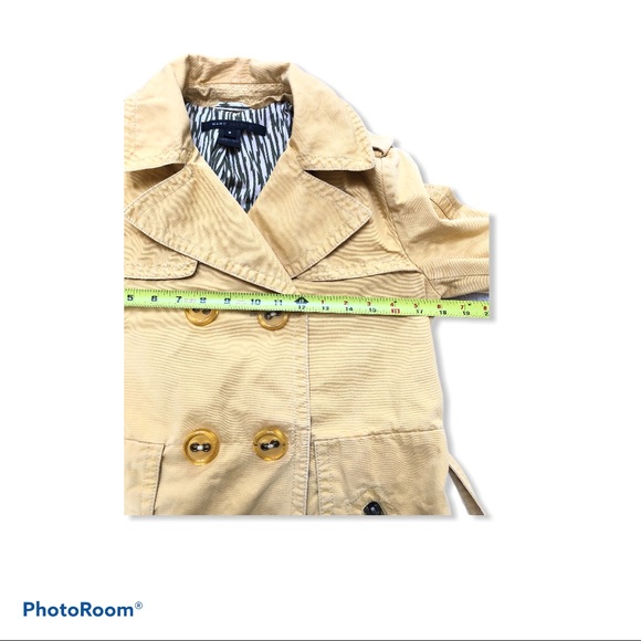 Marc Jacobs trench Coat Jacket small flaws small belted - Picture 2 of 9